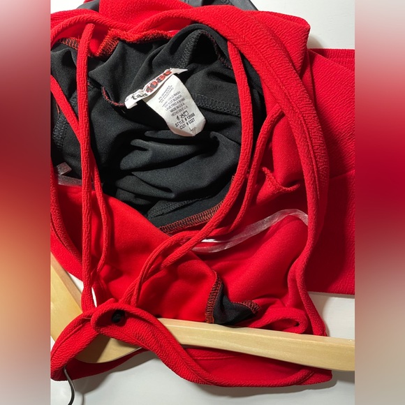 Tag1080 Red and Black Unitard - Picture 3 of 4